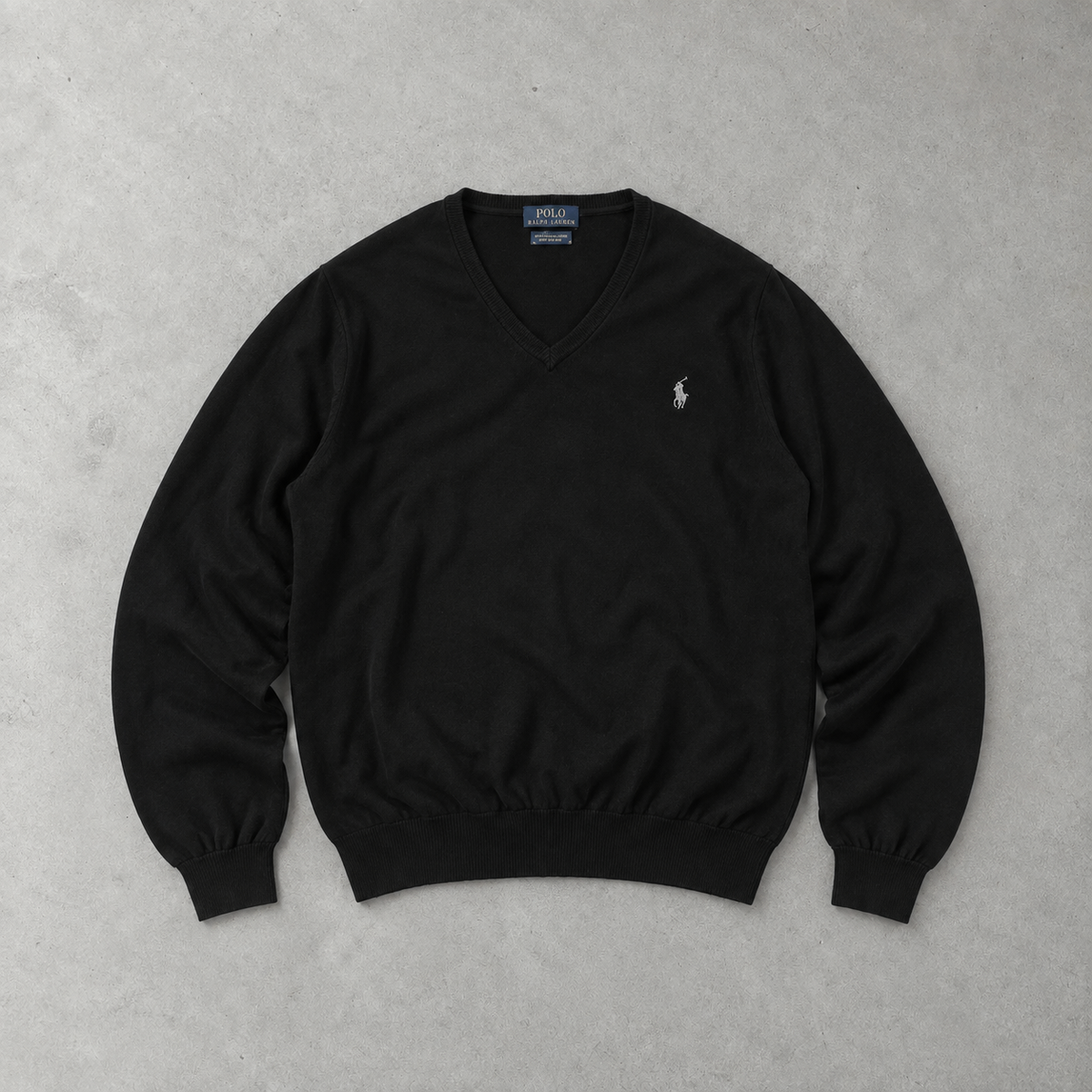 Polo Ralph Lauren Sweater Schwarz Limited (XXL) Stitched Logo