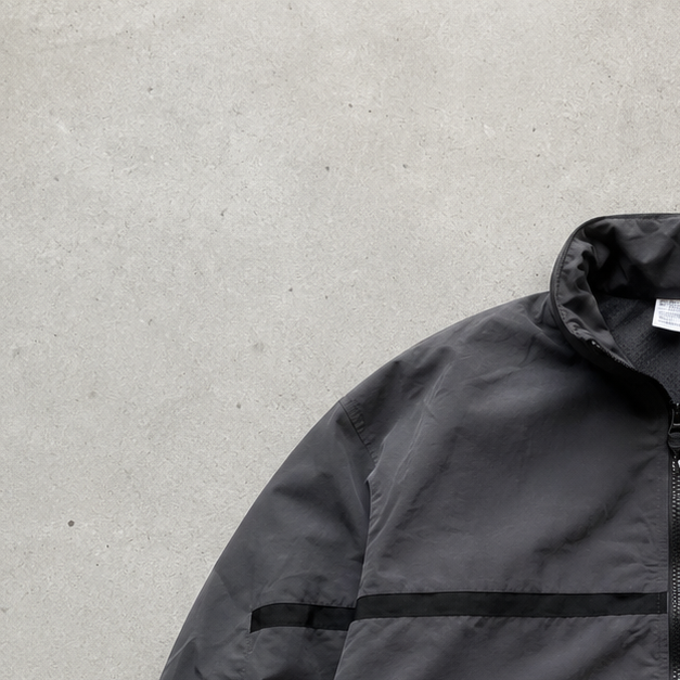 Y2K Champion Bomber Jacket Black Rare (XL)