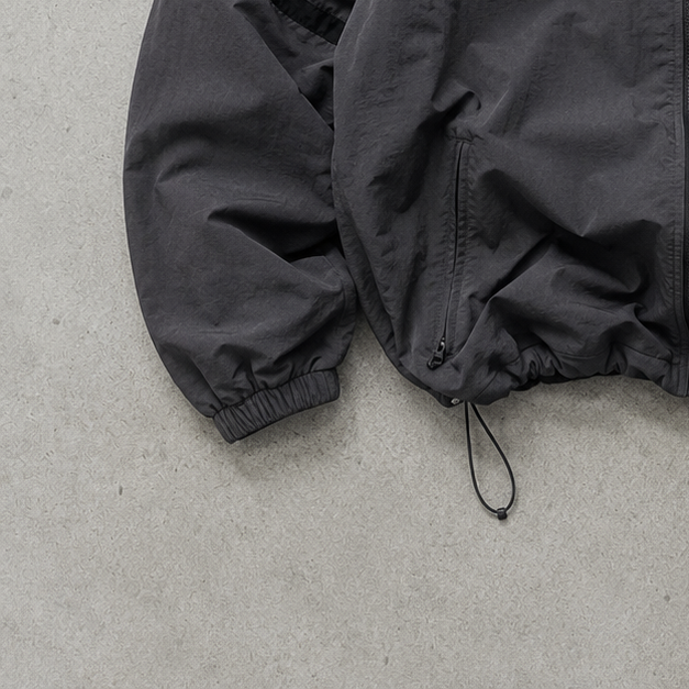 Y2K Champion Bomber Jacket Black Rare (XL)