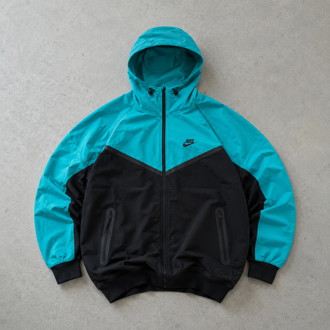 Nike Windbreaker Türkis, Black Limited (Size L)