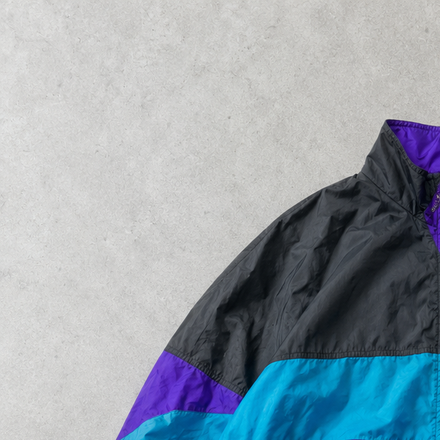 Y2K Nike Jacket Black Purple Rare (XL)