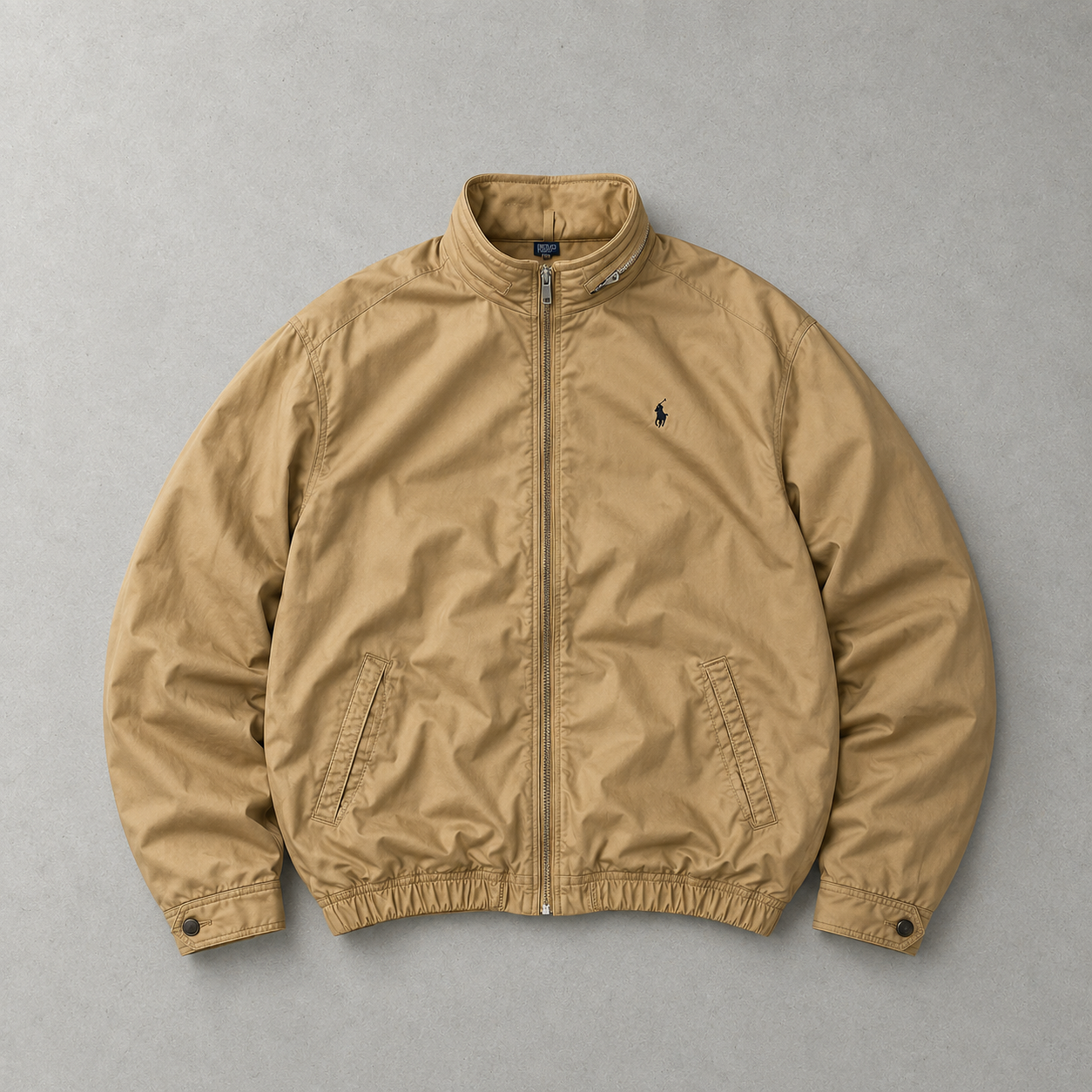 Ralph Lauren Hoodie Senffarben Rare Stitched Logo (XL)
