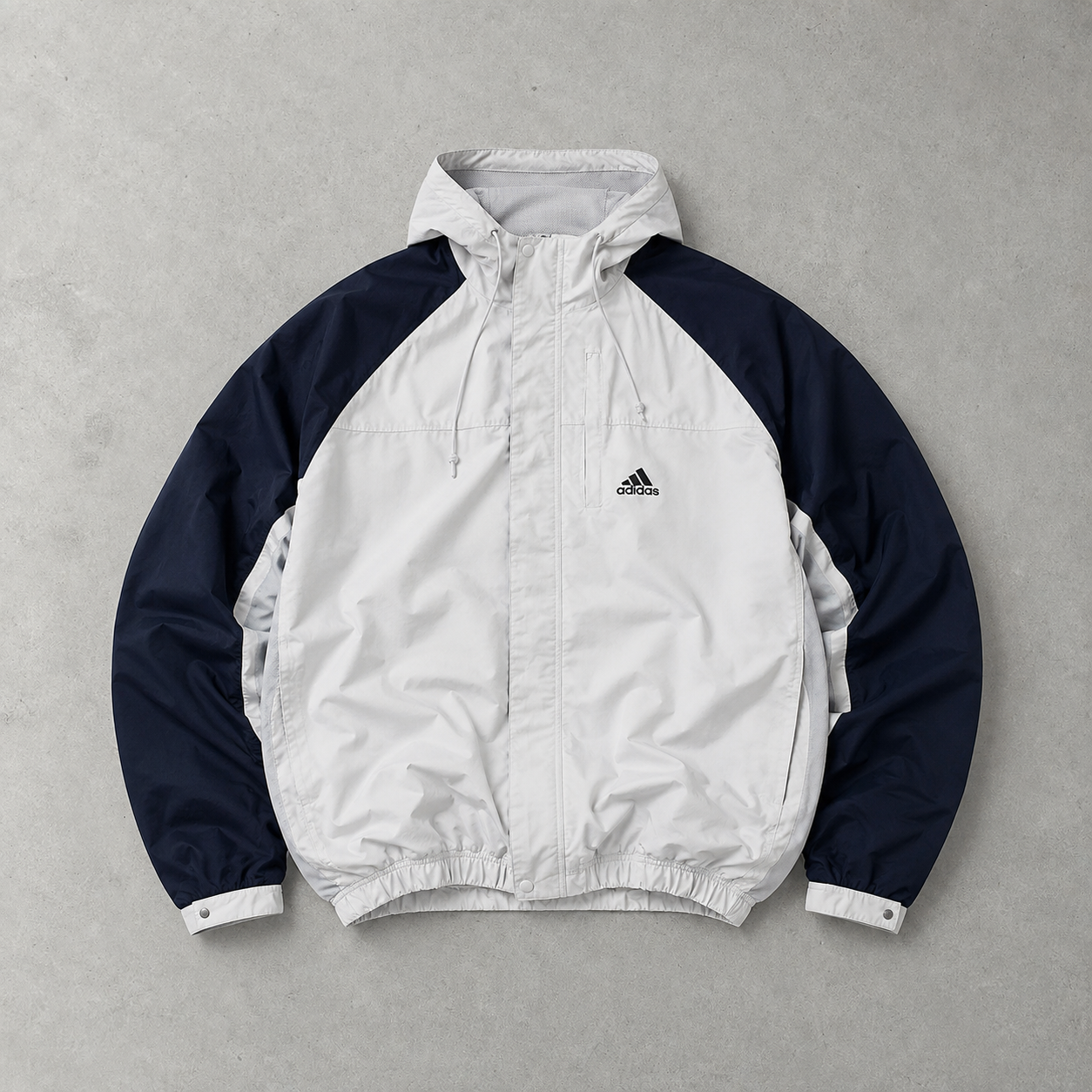 Adidas Jacket Grau, Marineblau Limited (Size M)