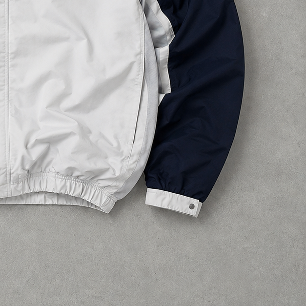 Adidas Jacket Grau, Marineblau Limited (Size M)