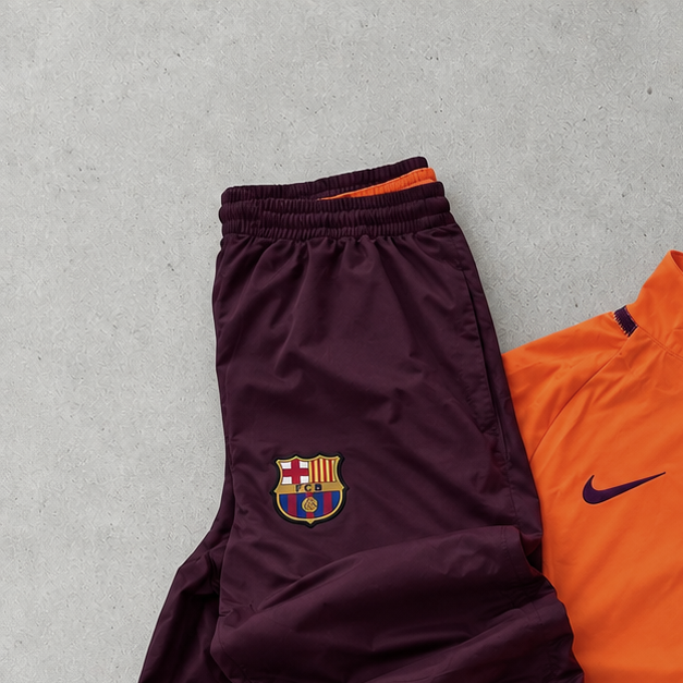 FC Barcelona Nike Tracksuit Orange Rare (S)