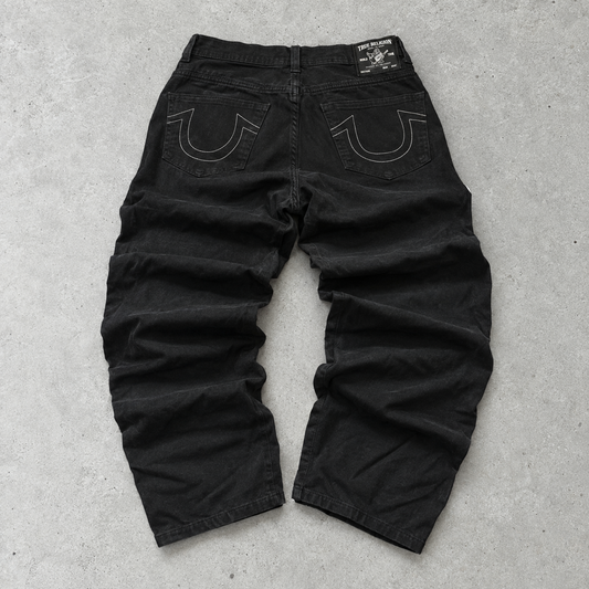 Y2K True Religion Slim Jeans Black Limited (W34 | DE 50)