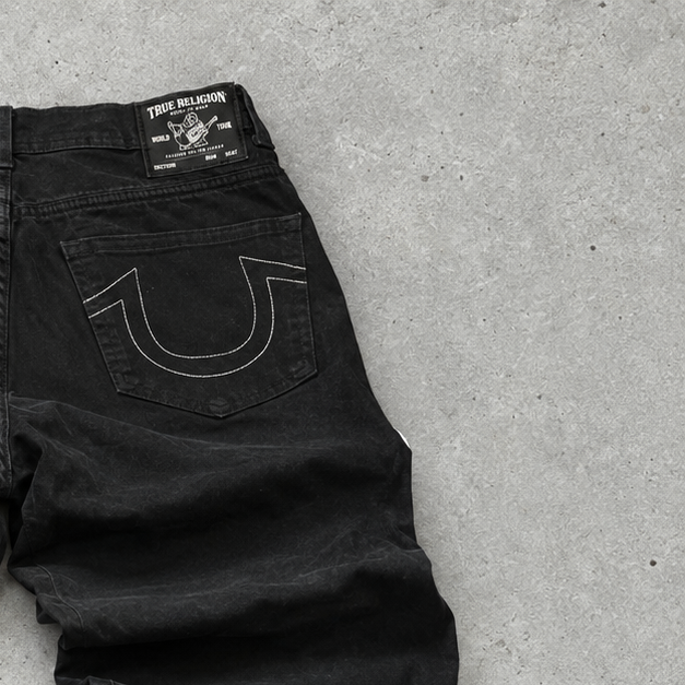 Y2K True Religion Slim Jeans Black Limited (W34 | DE 50)