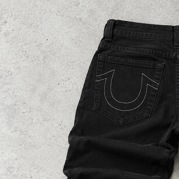 Y2K True Religion Slim Jeans Black Limited (W34 | DE 50)