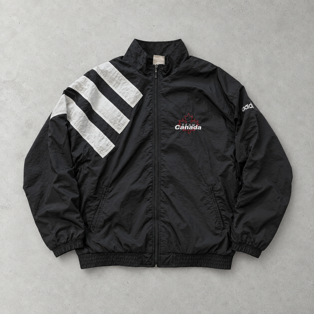 90s Adidas Jacket Black Limited (M) Stitched Logo