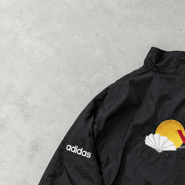 90s Adidas Jacket Black Limited (M) Stitched Logo