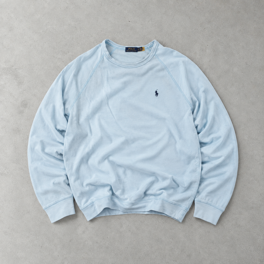Ralph Lauren Sweater Hellblau Stitched Logo Limited (XL)