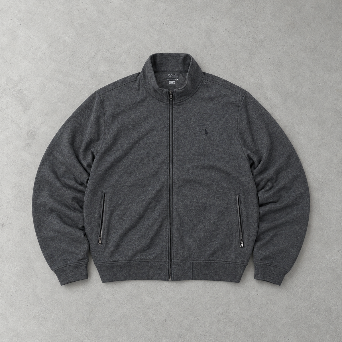 Y2K Polo Ralph Lauren Hoodie Grau Rare (XL)