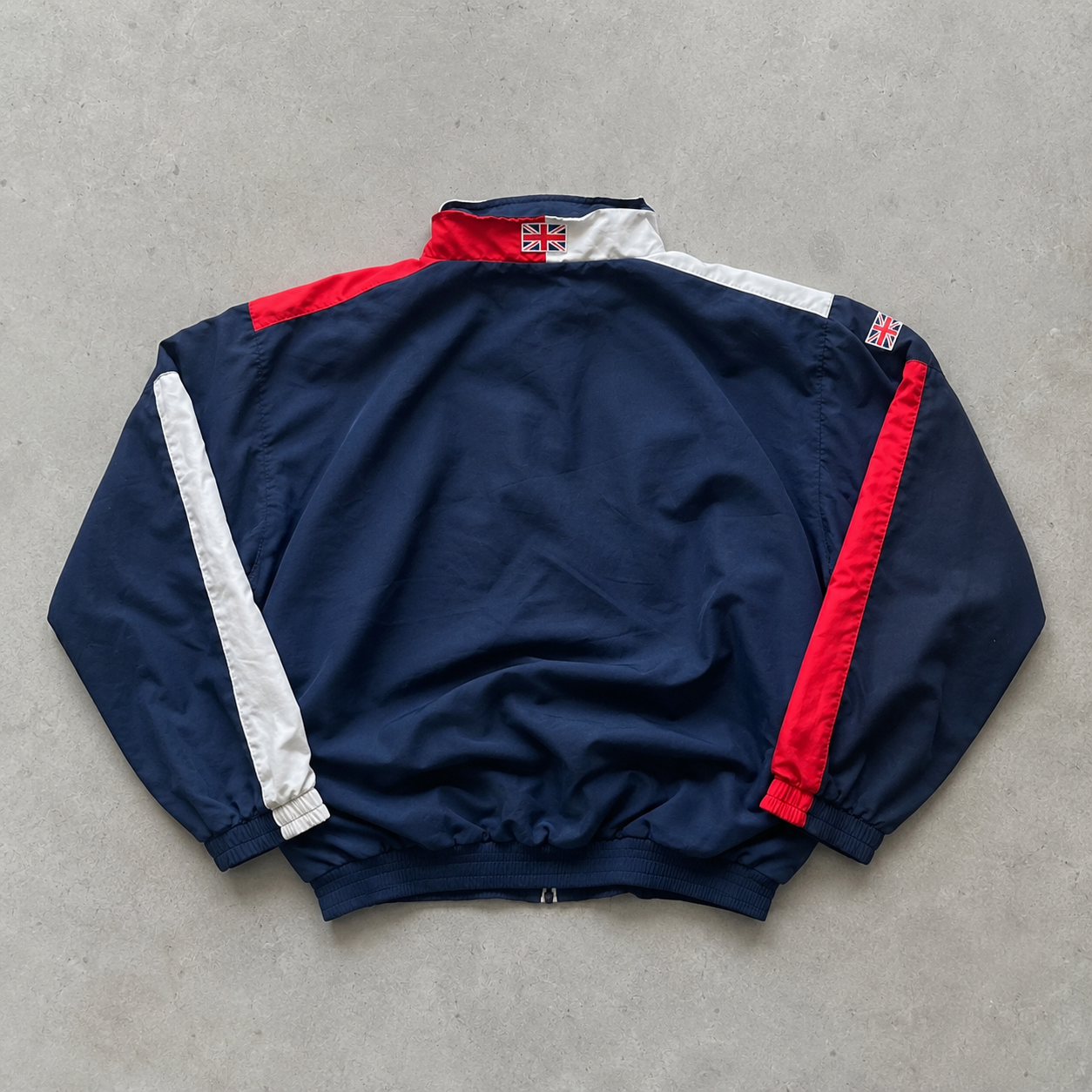 Reebok Classic Jacket Red / Navy Rare Stitched Logo (M)