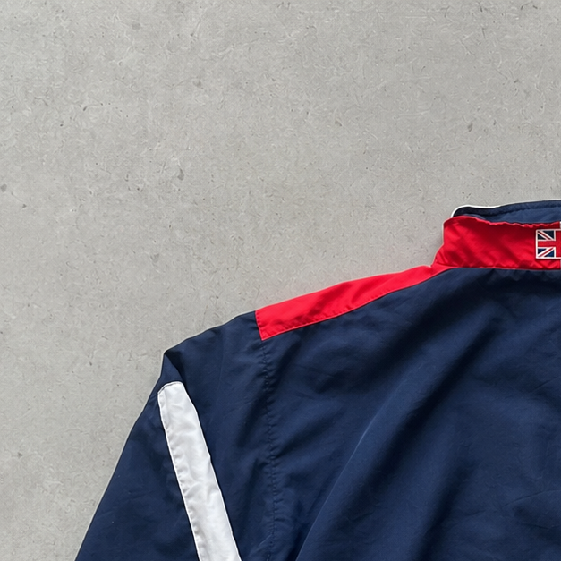 Reebok Classic Jacket Red / Navy Rare Stitched Logo (M)