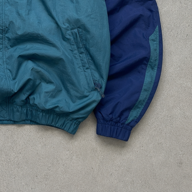 Nike Windbreaker Blue, Dunkelgrün Limited (Size L)