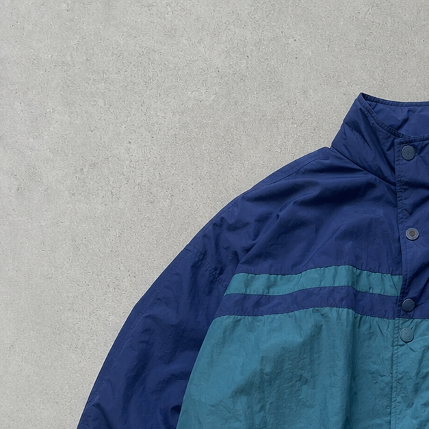 Nike Windbreaker Blue, Dunkelgrün Limited (Size L)