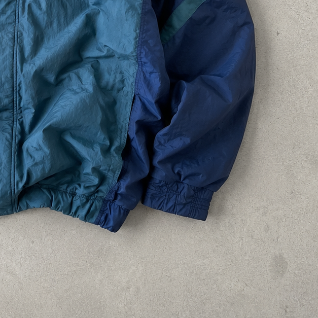 Nike Windbreaker Blue, Dunkelgrün Limited (Size L)