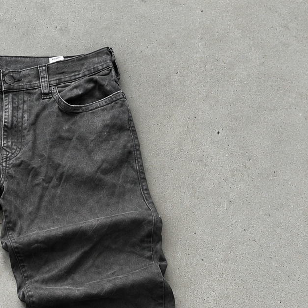 True Religion Straight Fit Jeans Black Rare (XL)
