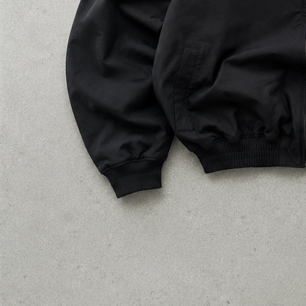 Ralph Lauren Harrington Jacket Black Rare Stitched Logo (XS)