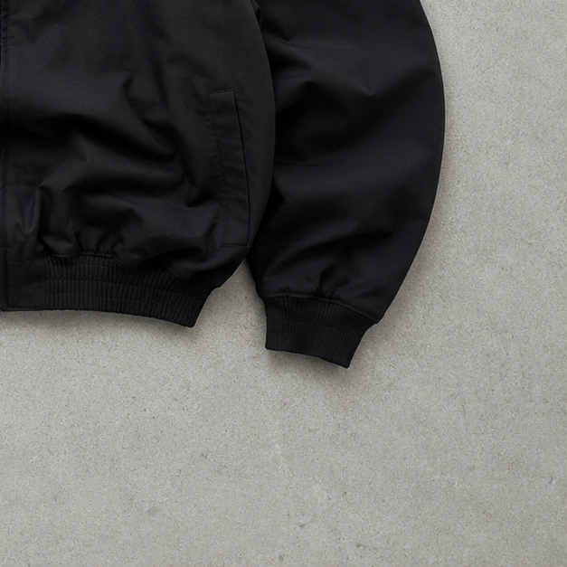 Ralph Lauren Harrington Jacket Black Rare Stitched Logo (XS)