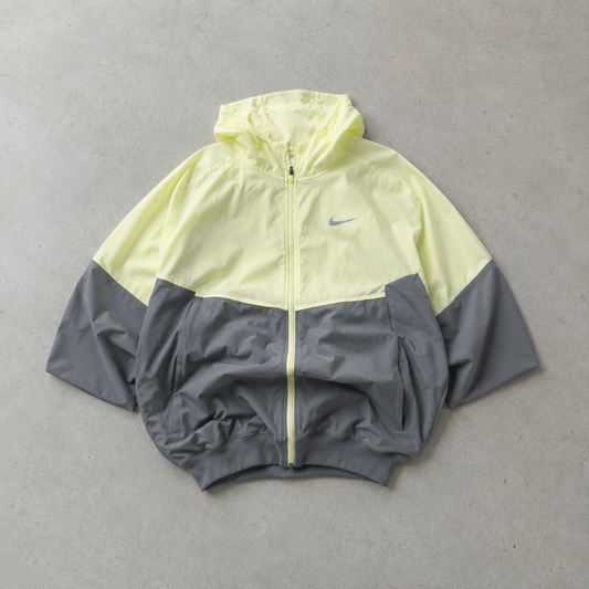 Nike Jacket Yellow, Grey Rare (Size L)
