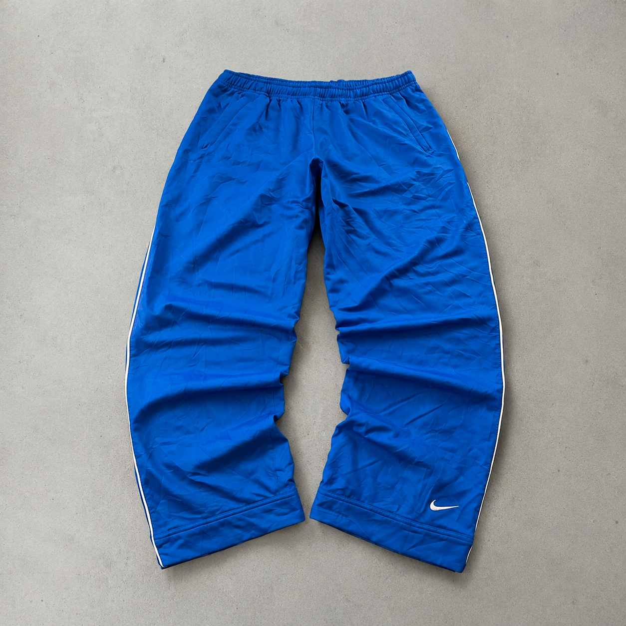 90s Y2K Nike Jeans Blau, Weiß Limited Stitched Logo (M)