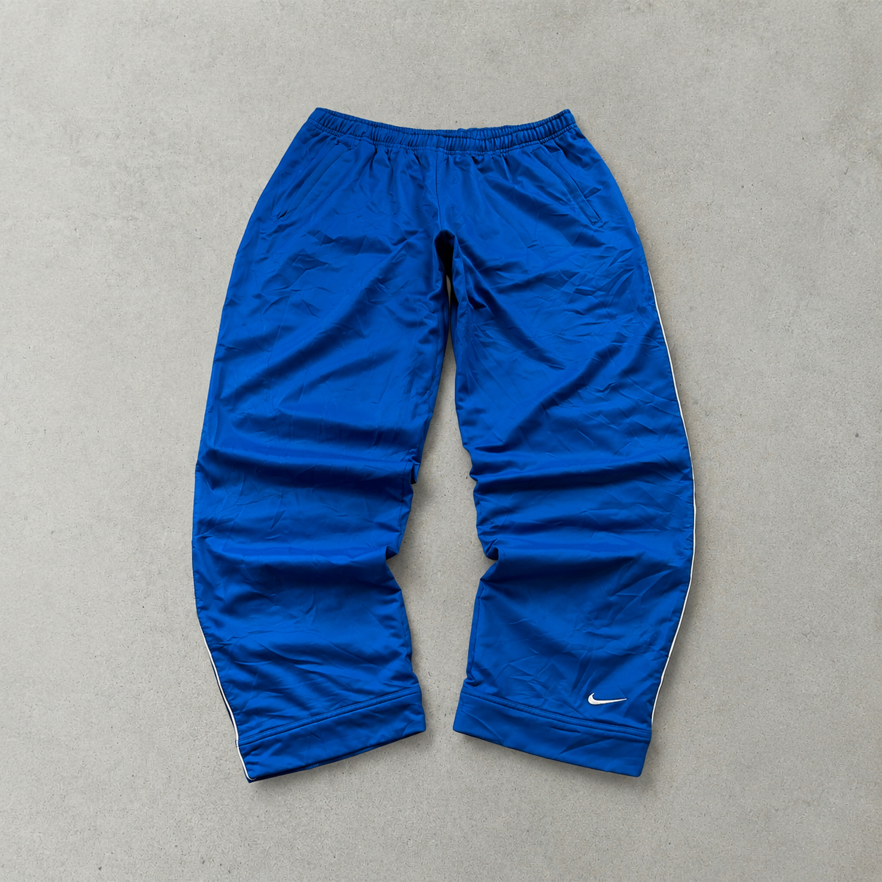 90s Y2K Nike Jeans Blau, Weiß Limited Stitched Logo (M)