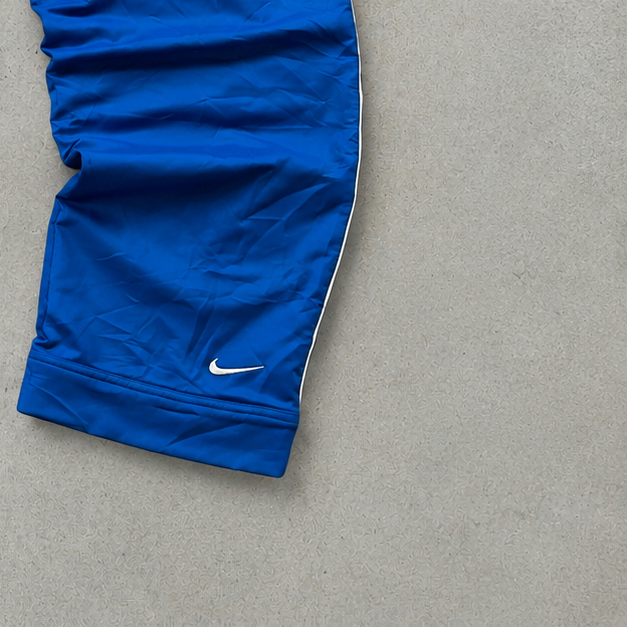 90s Y2K Nike Jeans Blau, Weiß Limited Stitched Logo (M)