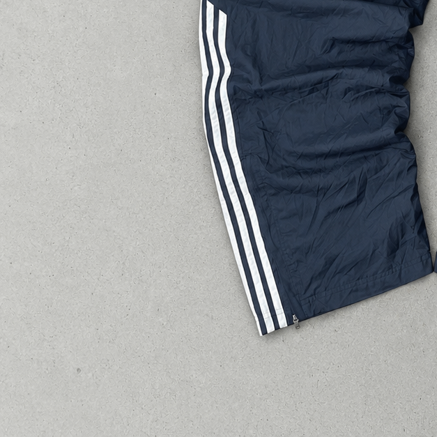 90s Adidas Track Pants Marineblau, Weiß Rare (Size M)