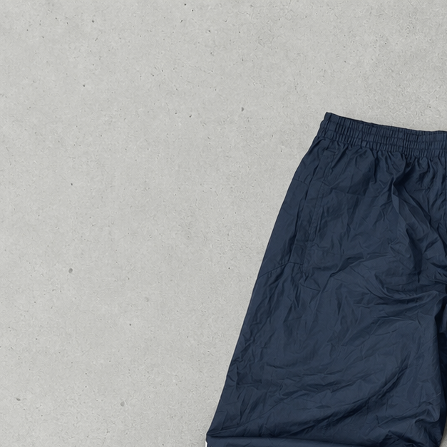 90s Adidas Track Pants Marineblau, Weiß Rare (Size M)