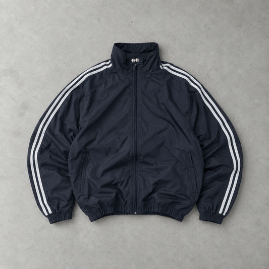 Adidas Track Jacket Navy/White Rare (M)
