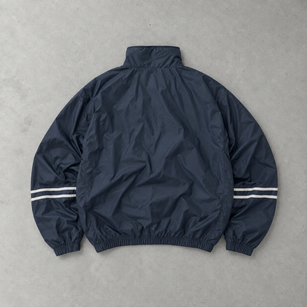 Veste de survêtement Adidas bleu marine/blanc rare (M)
