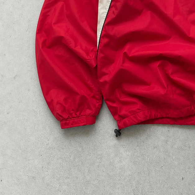Kappa Windbreaker Red / White Rare Stitched Logo (M)