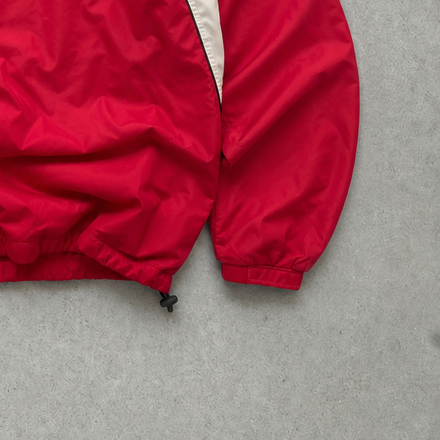 Kappa Windbreaker Red / White Rare Stitched Logo (M)