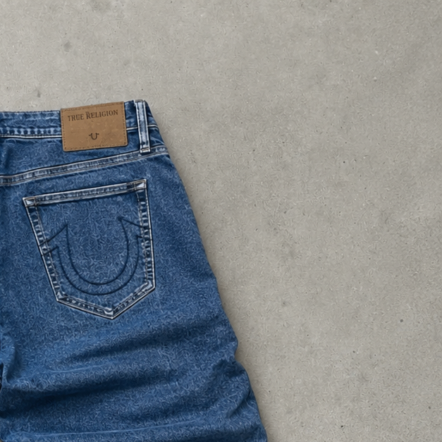 True Religion Jeans Blau, Marineblau Rare (M)