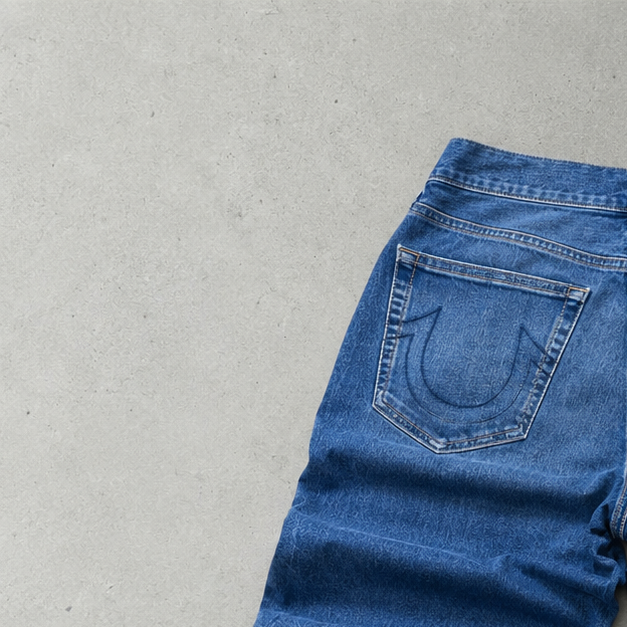 True Religion Jeans Blau, Marineblau Rare (M)