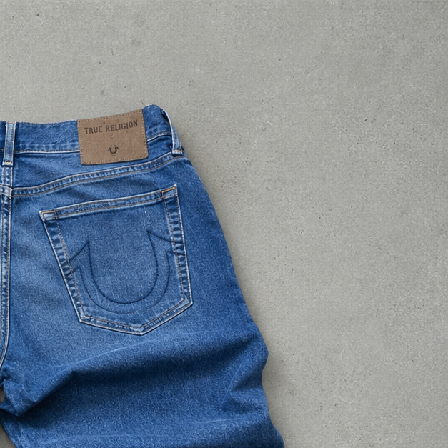 True Religion Jeans Blau, Marineblau Rare (M)