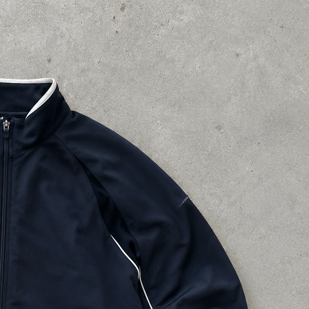Y2K Nike Jacket Marineblau, Blue Rare (Size L)