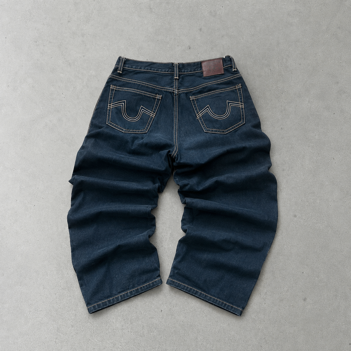 Y2K True Religion Jeans Marineblau, Schwarz Rare (M)