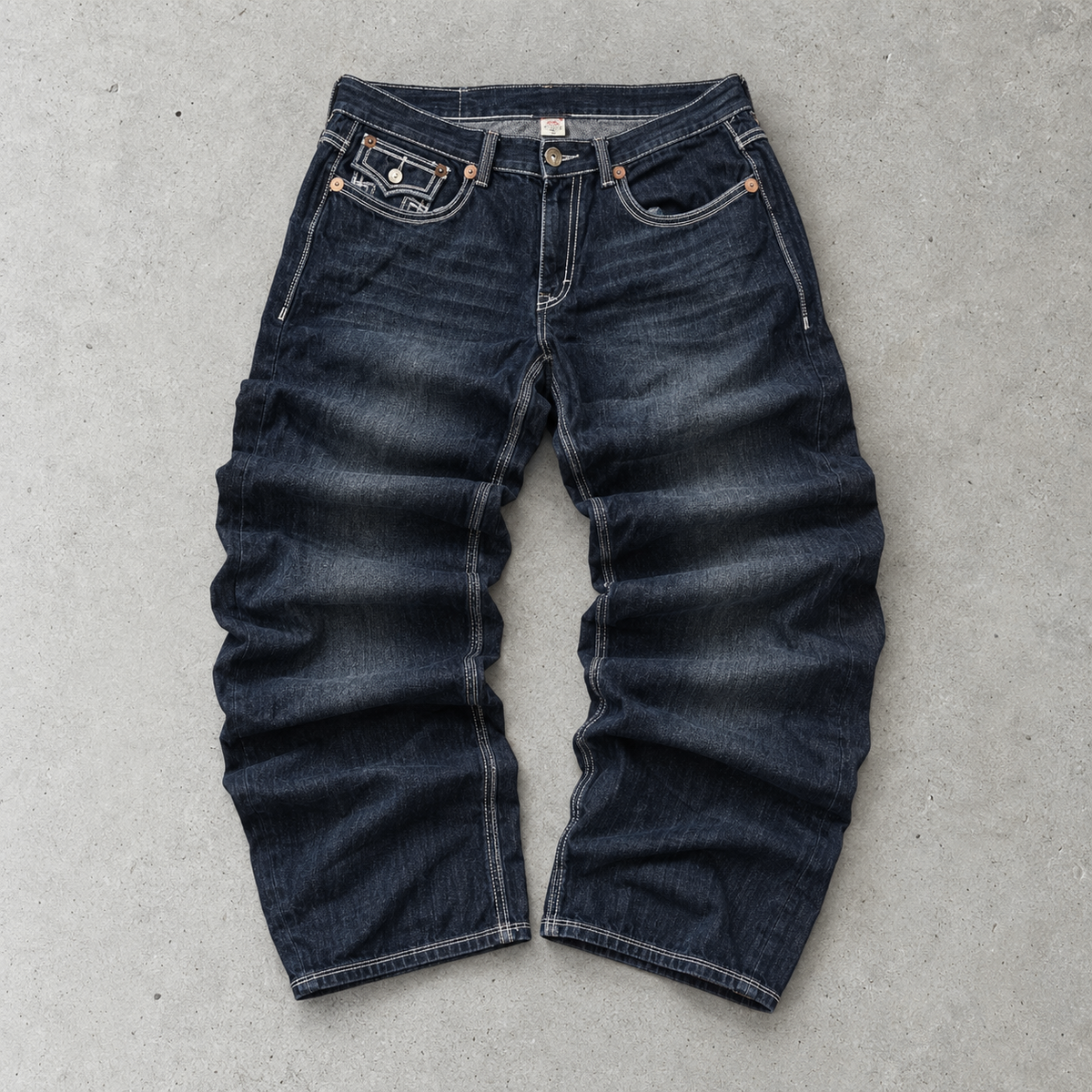 Y2K True Religion Baggy Jeans Navy Rare (L)