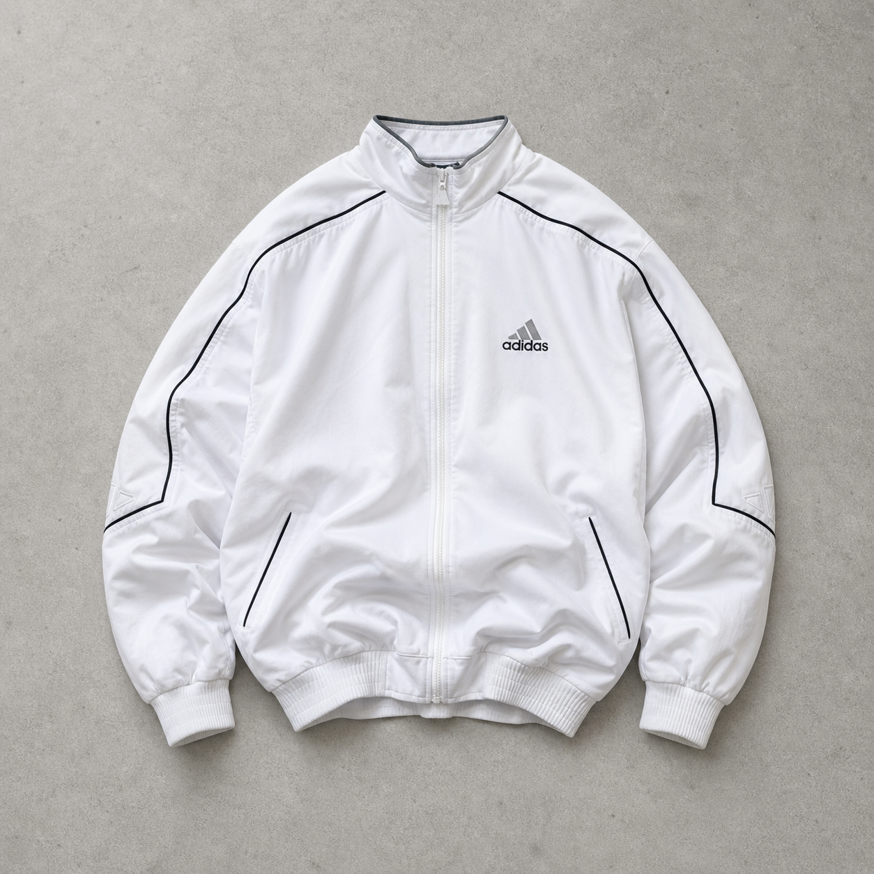 Adidas Vest Weiß Rare (M) Stitched Logo