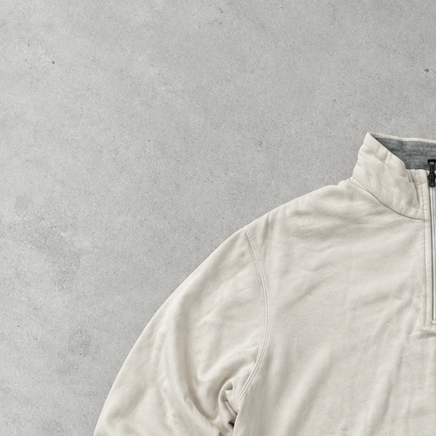 Ralph Lauren Half-Zip Sweater Creme Rare (XL)