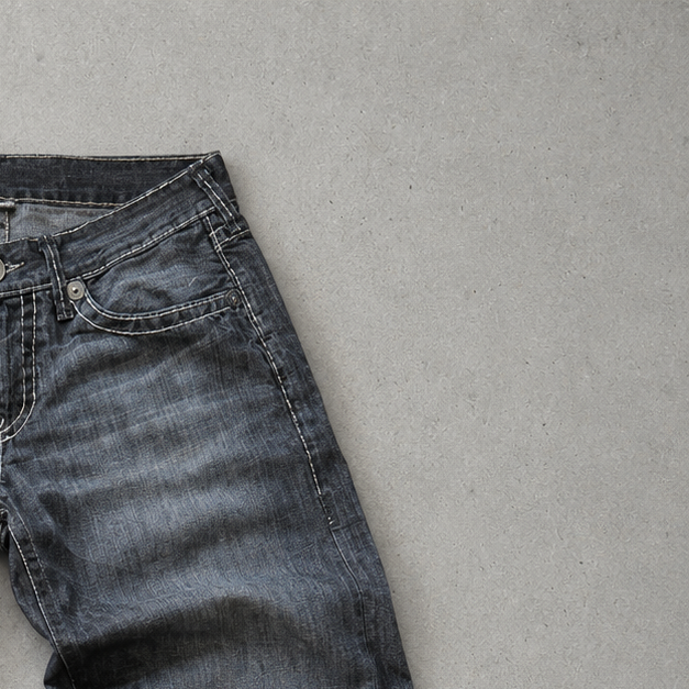 Y2K True Religion Jeans Grau Limited (M)