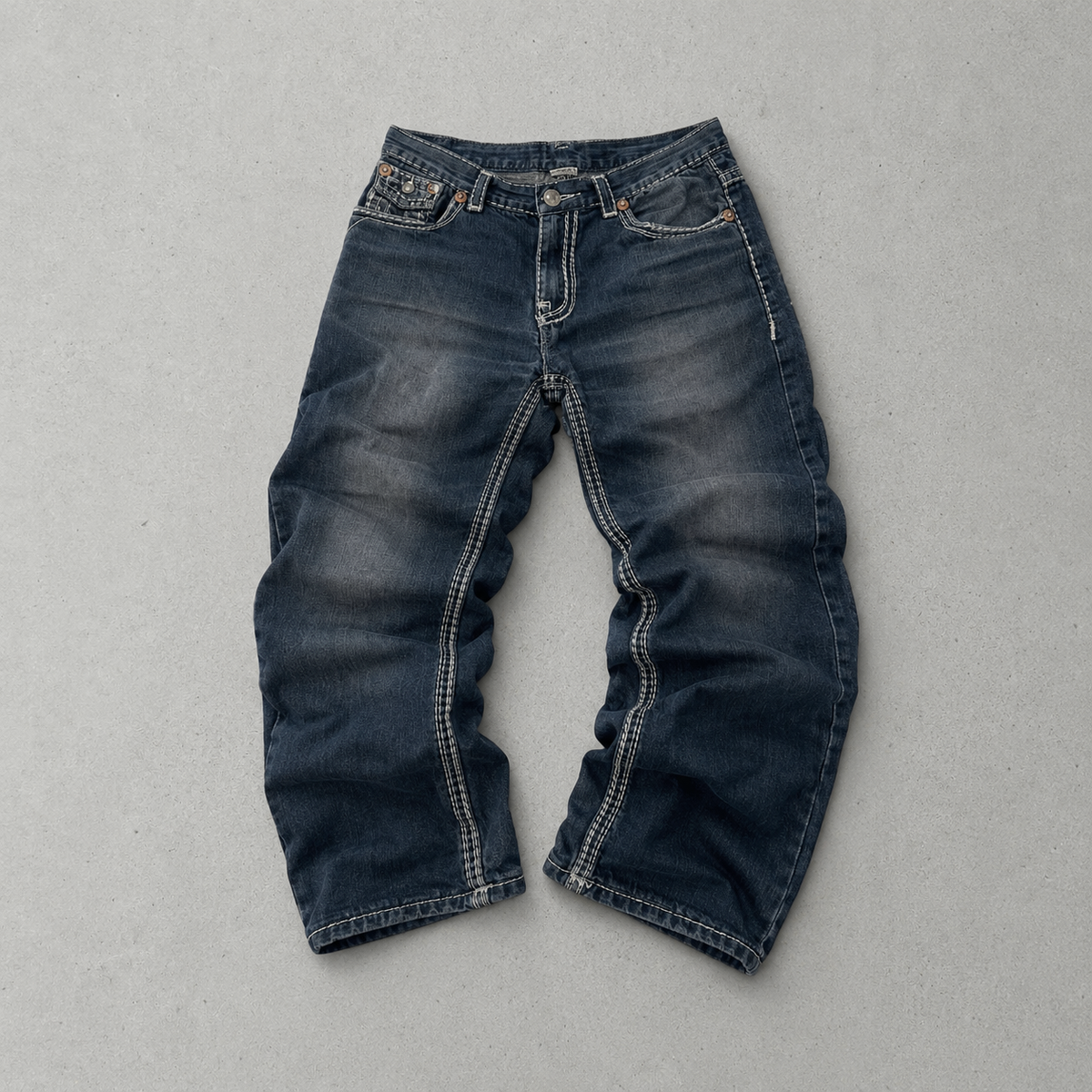Vintage True Religion Jeans Marineblau Rare (XS)