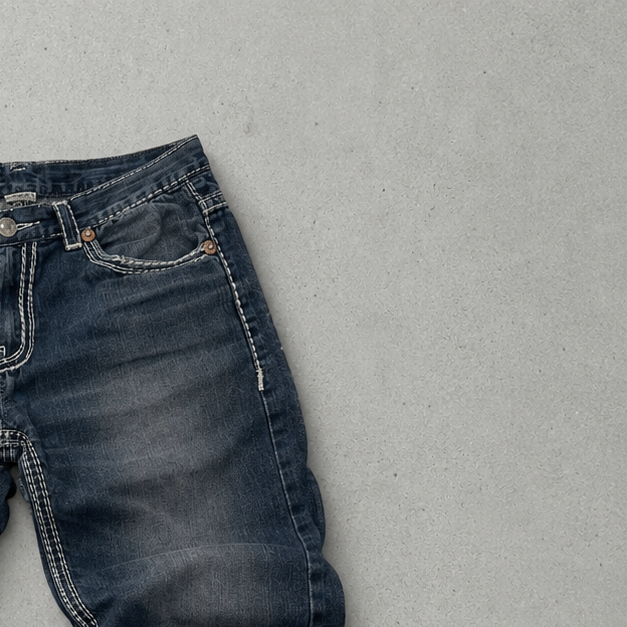 Vintage True Religion Jeans Marineblau Rare (XS)