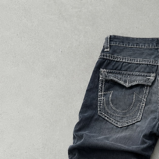 Vintage True Religion Jeans Marineblau Rare (XS)