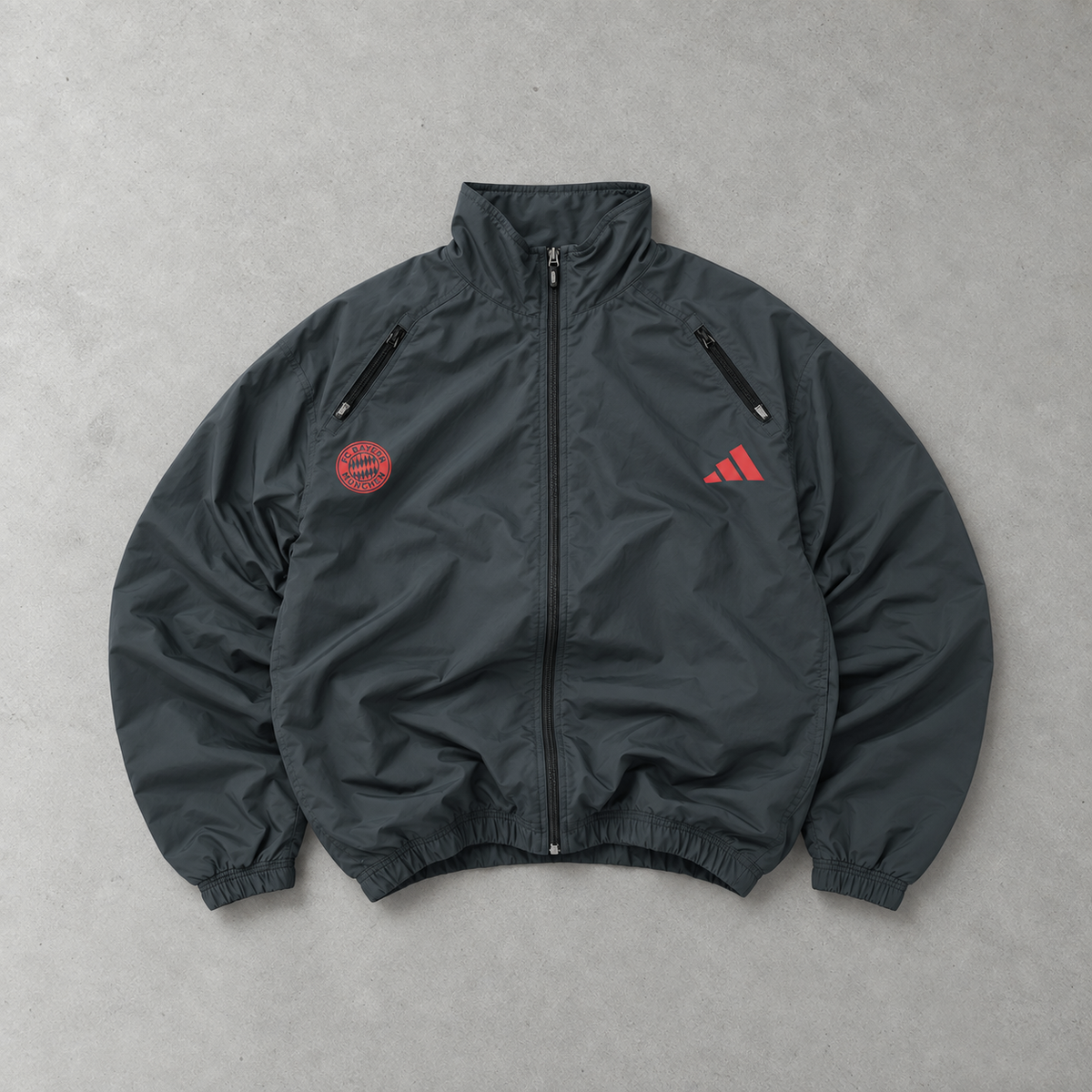 Veste de survêtement Bayern Adidas grise édition limitée (L)