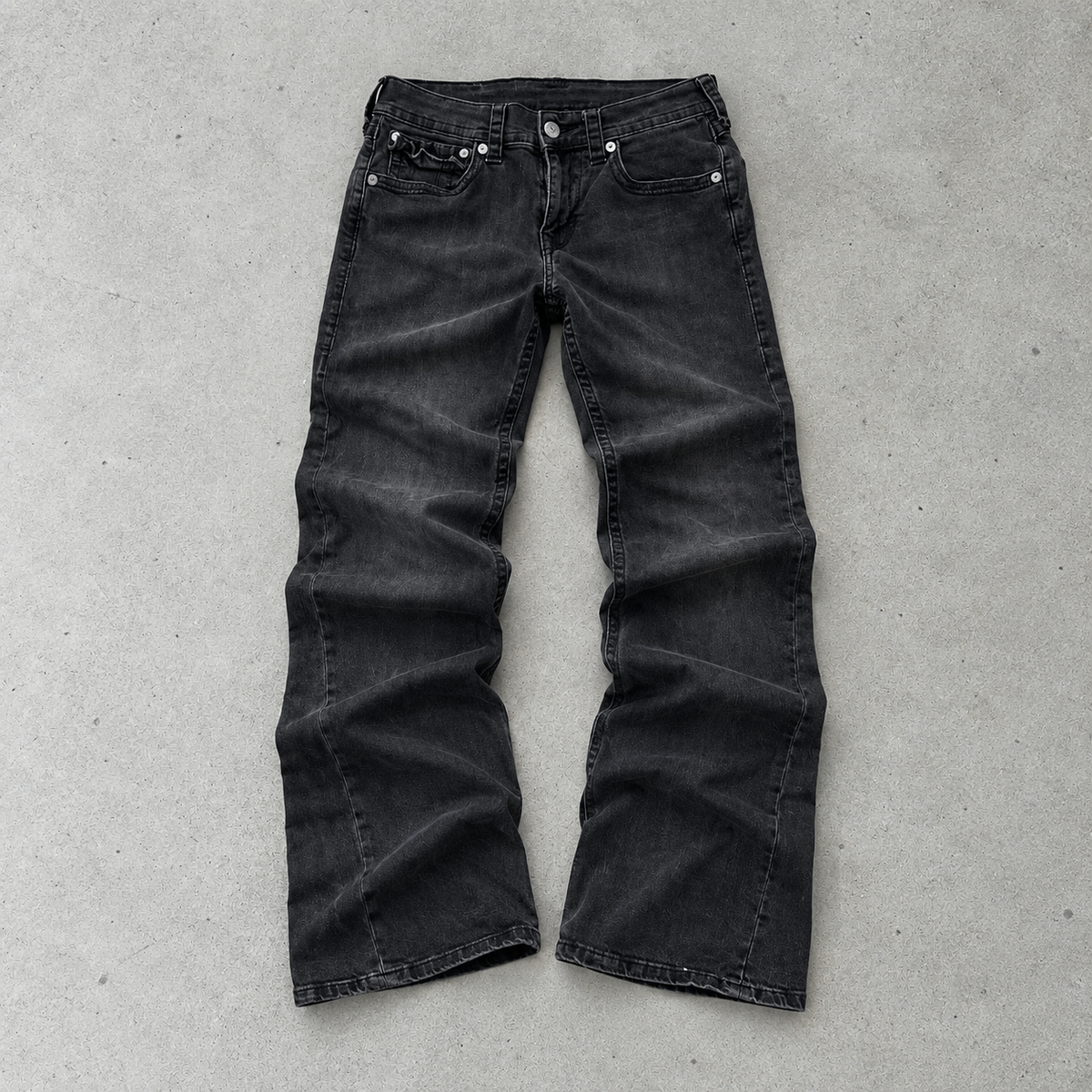 Y2K True Religion Jeans Black Rare (W30 | DE 46)