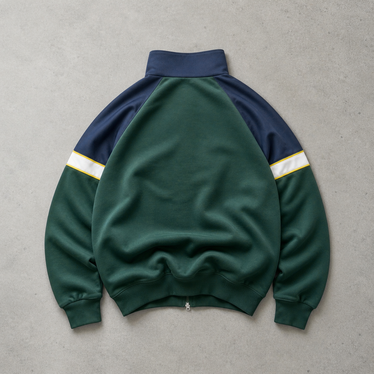 Adidas Track Jacket Dunkelgrün, Marineblau Rare (M) Stitched Logo