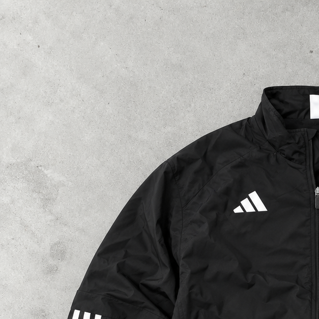 adidas Jacket Schwarz, Weiß Rare (M)